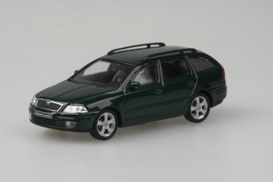 Skoda Octavia II Combi (2004) Grün Naturmetallic